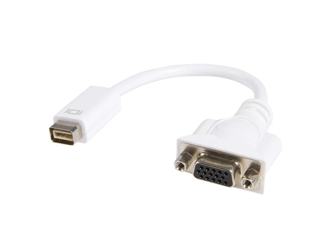Cable Adaptador de Vídeo STARTECH MDVIVGAMF 0.203m Mini-DVI VGA Blanco