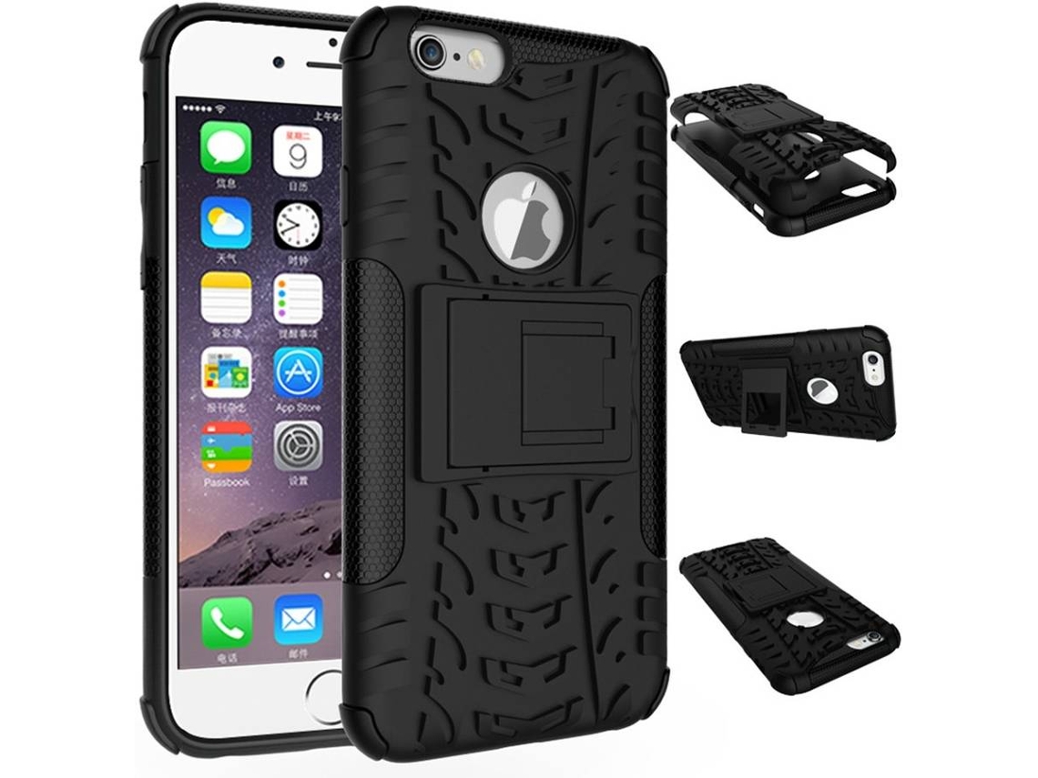 Carcasa iPhone 6 «6s Multi4you Anti-Choque Resistente Negro