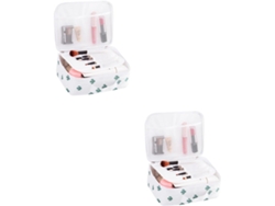 Neceser Portátil De 2 Piezas Con Diseño De Cactus, Amplio Y Grueso, Ideal Para Viajes.