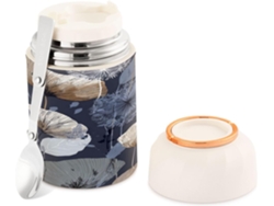 Botella de agua reutilizable de acero inoxidable para niños con tapa de pajita (sin marca)