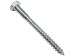 Lote De 50 Tornillos De Madera Lag Con Cabeza Hexagonal M6x60mm Acero Galvanizado Resistente A La Corrosión Para Bricolaje Y Construcción