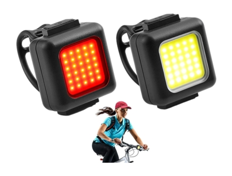 Luz De Bicicleta Luces Para Bicicletas De Carretera Luz Delantera Usb Resistente Al Agua, Batería De Larga Duración Para Bicicleta Mtb (Negro) CHRO...