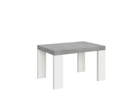 Mesa de Comedor ITAMOBY Roxell Mix (90x130/390 - Paneles de Melamina - Fresno Blanco-Cemento)