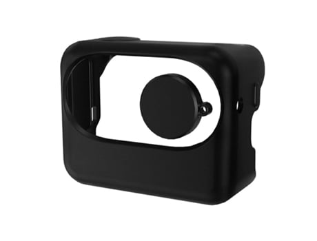 Funda de Silicona para Cámara y Tapa de Lente para Insta360 Go 3 Negro INF