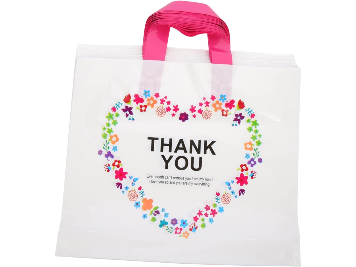 50 Bolsas De Compra Reutilizables, Bolsas Para Envolver Regalos, Duraderas.
