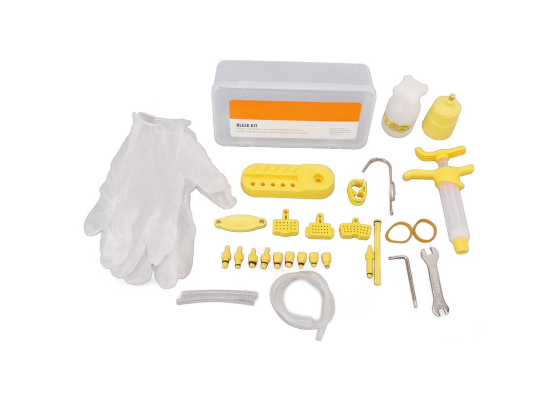 Kit Universal De Purga De Frenos Hidráulicos Con Múltiples Conexiones Para Bicicletas De Montaña.