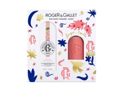 Agua perfumada beneficiosa Roger Gallet Flor de Higo 100 ml y su vela perfumada Rogergallet