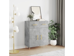 Lovely Home Aparador 69,5X34X90 Cm Madera Procesada Gris Cemento