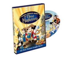 DVD Three Musketeers - Mickey, Donald and Goofy Inglés