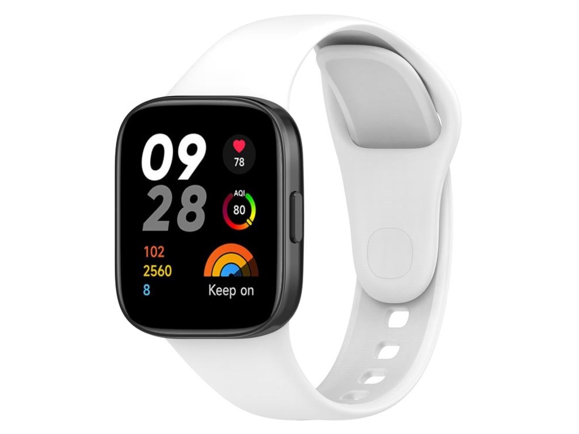 Correa de silicona para Redmi Watch 3 - Color liso - Botón