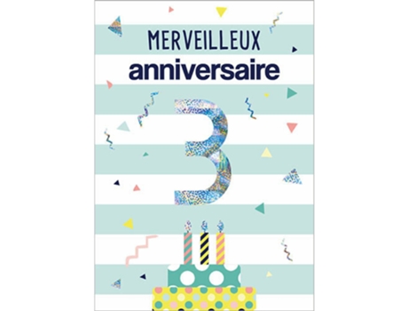 Tarjeta doble KIUB Les Ages By 3 ans