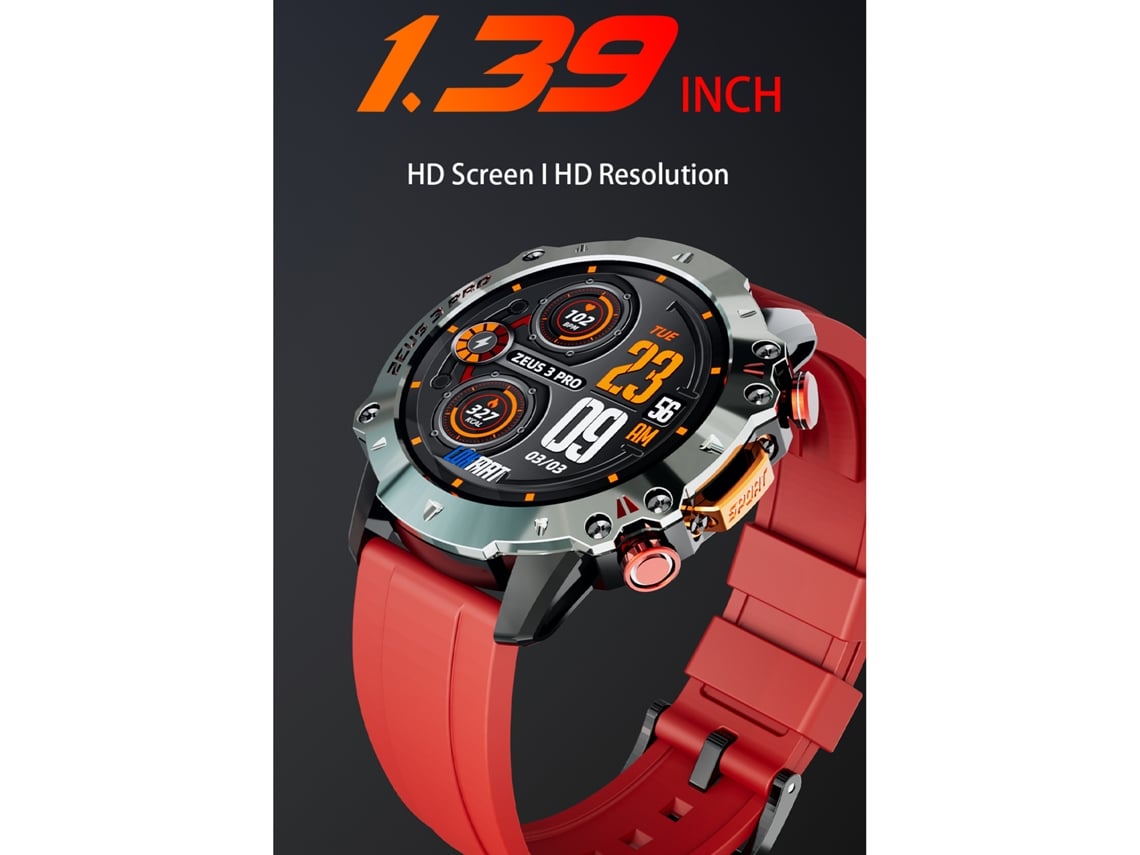 Reloj Inteligente Lokmat Zeus 3 Pro Con Pantalla De 1,39 Pulgadas De Vidrio Boe Ips, Llamadas Bt, Rastreador De Fitness Y Monitor De Salud