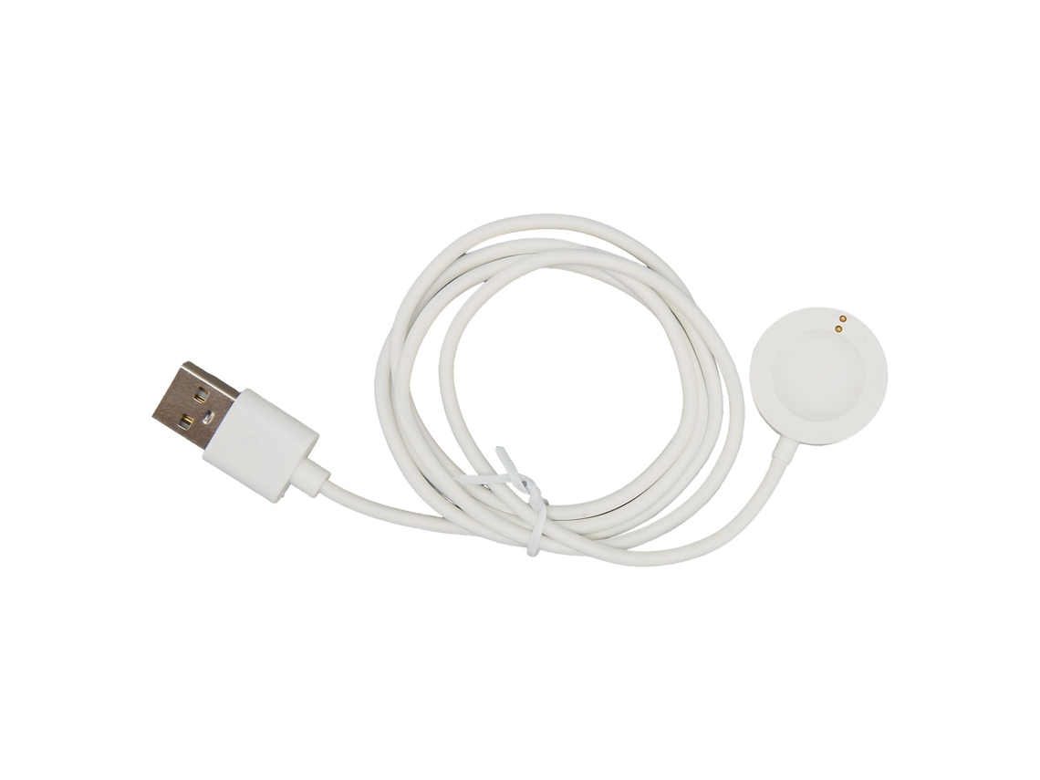 Carregador Sem Fio Magnético Para Smartwatch Art5024 Art5006 7891011 Cavo Branco 1m