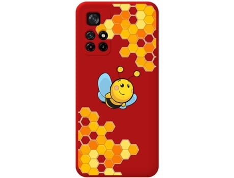 Carcasa Xiaomi POCO M4 Pro 5G TUMUNDOSMARTPHONE Abeja Rojo