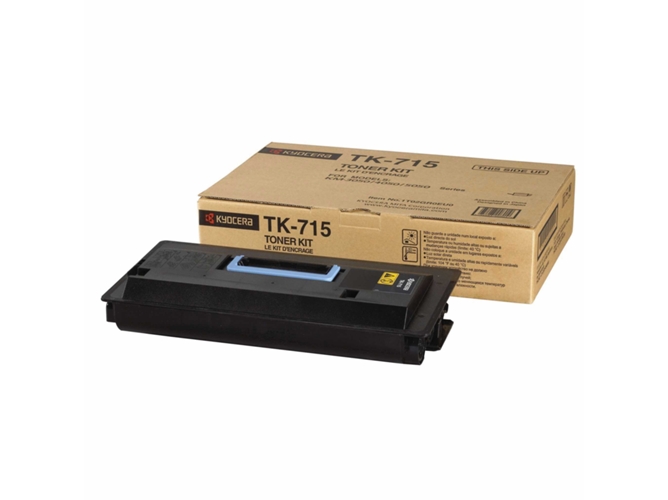Cartucho de tóner Original KYOCERA TK 715 Negro para KM 3050, 4050, 5050