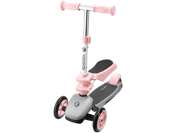 Patinete HYPERMOTION 3 in 1 Balance Rosa (Edad Minima: 2 años - 48-68 cm)