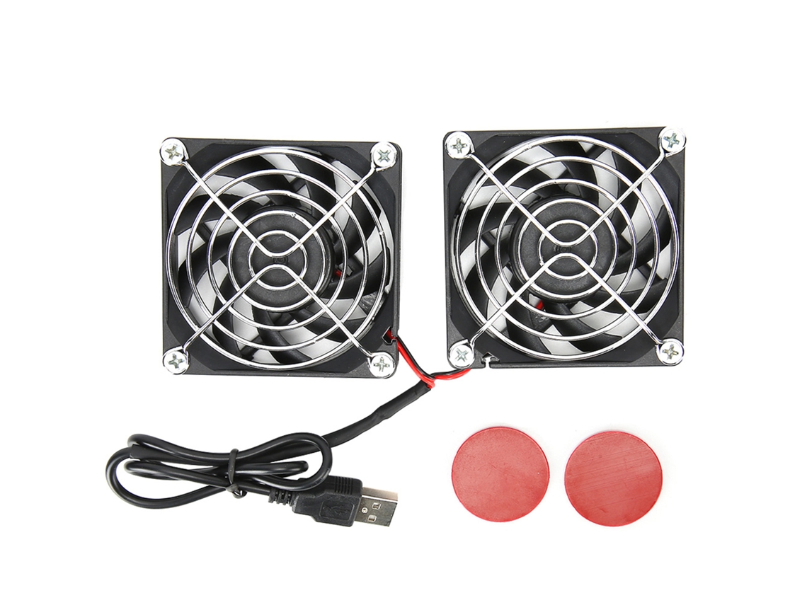 Ventilador Resfriamento Usb 5v Para Roteador Rt-ac68u Ac86u Ex6200 Tengda Ac15 Dissipador De Calor