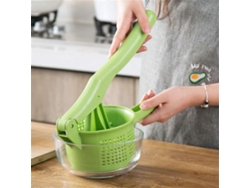 Centrífuga para verduras que facilita la eliminación del agua, centrifugadora de ensaladas de plástico resistente con mango cómodo.