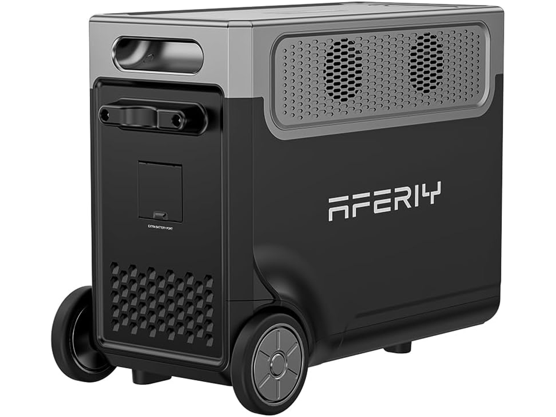 Batería de extensión móvil LiFePO4 3840Wh, 4000W Máximo, Carga solar y corriente, Salidas USB-A y Tipo-C, Compatible con P310 PRO