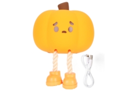 Lámpara de noche con forma de calabaza, innovadora y adorable, con protección ocular CHABERLU