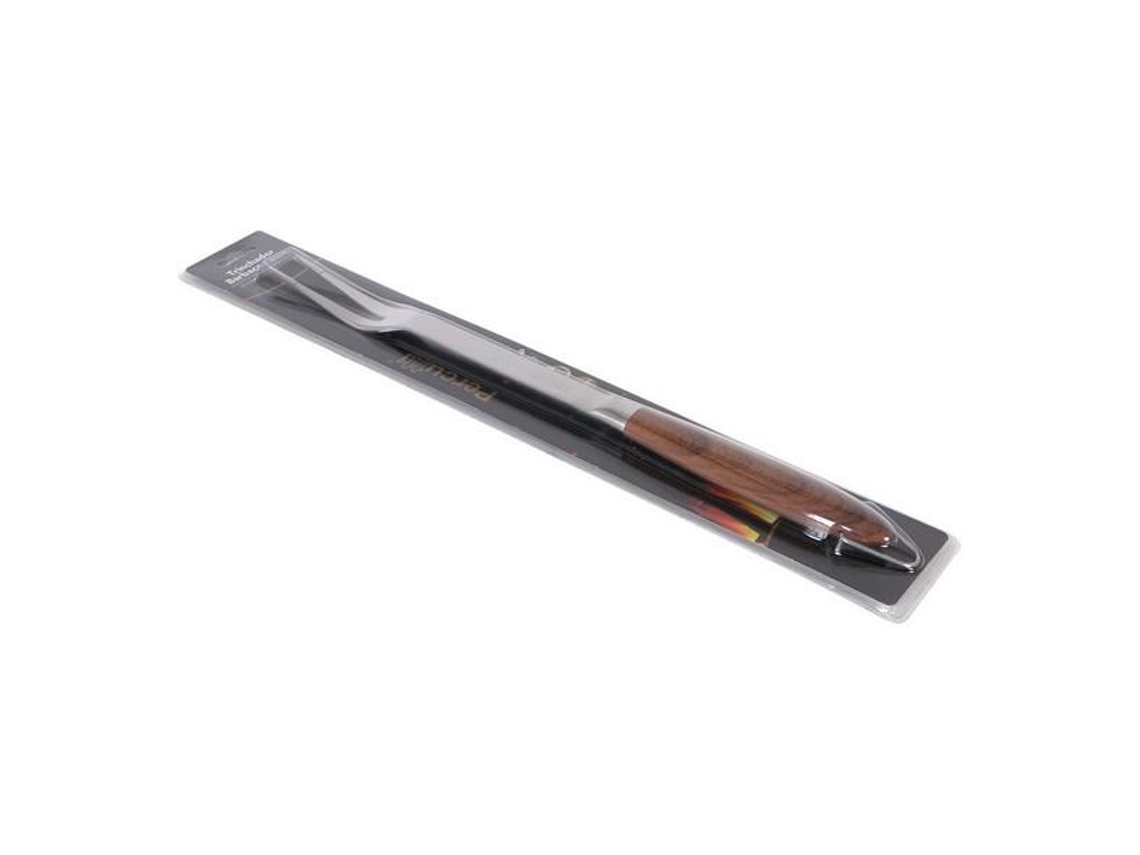 Tenedor Trinchero Percutti Acero Madera 54 X 8 X 4 Cm