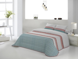 Colcha JVR Cuba (Poliéster - Azul - 270 cm)