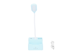 Bj-lâmpada De Escritório Led Para Estúdio Com Toque, Carregador Usb, Porta-papéis E Luz Ajustável Branca/quente/azul