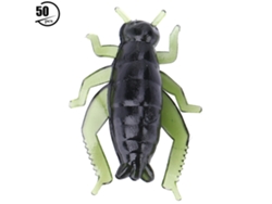2026rebe-50 Cebos De Pesca Artificiales De Plástico Verde Insecto Grillo Suave Para Pesca