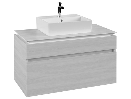 Módulo de lavabo Villeroy &amp Boch Legato B604 1000x550x500mm centrado en el lavabo