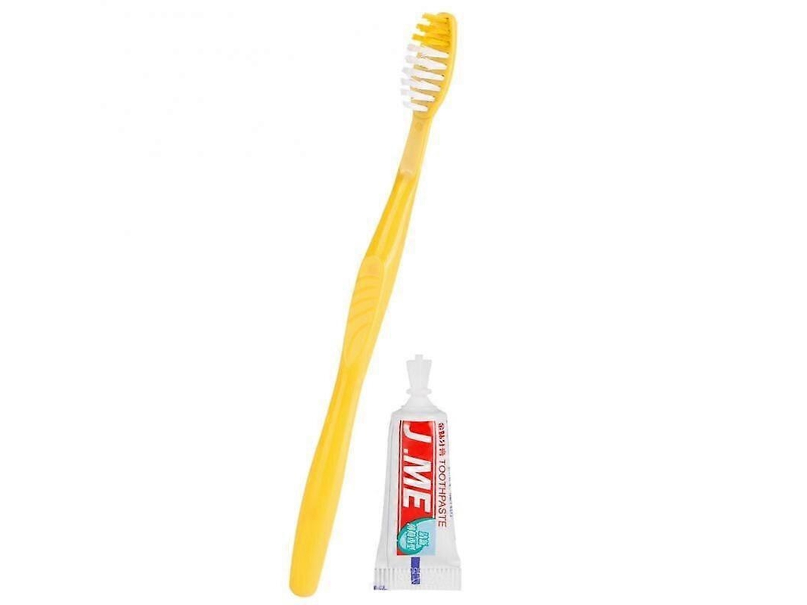 Cepillo De Dientes Desechable Portátil Para Viaje Con Kit De Pasta De Dientes, 100/5/1 Unidad, Para Cuidados Bucales Y Limpieza De Dientes Rosewell