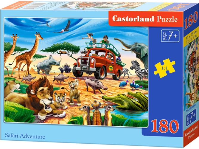 Puzzle CASTORLAND Safari Adventure (180 Piezas)