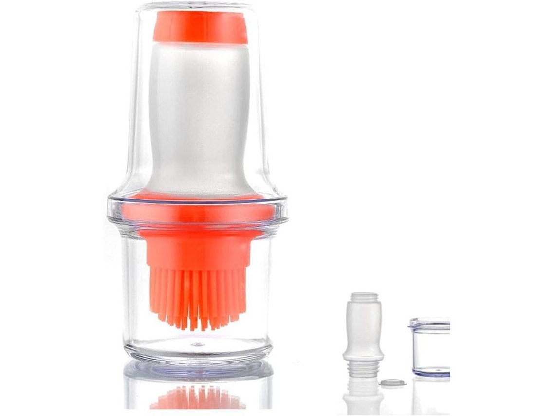 2026-brocha De Silicona Para Botella De Aceite, Portátil Para Barbacoa, Salsas Y Cocina, Resistente Al Calor (naranja)