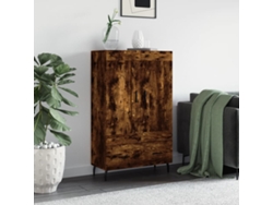 Lovely Home Armario Alto Derivados de Madera 69,5X31X115Cm Roble Ahumado