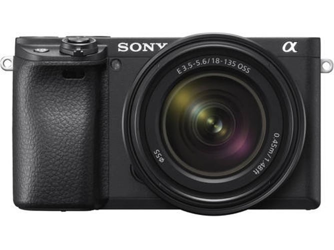 Evil Sony A6400 24.2 mp 4k cmos exmor apsc bluetooth wifi 18135 mm f3.55.6 oss mirrorless negro 242 sensor iso 10032000 alpha ilce6400mb con objetivo sel18135 6400 zoom 18135mm enfoque 0.02s de 6000 4000 24.2mp