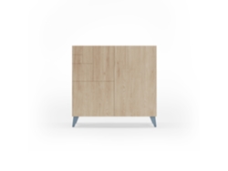 Zapatero HERDASA Bergen Roble, Azul (87 x 90 x 27 cm)