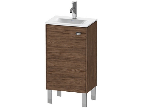Mueble DURAVIT Brioso bajo lavabo vertical 44,0 x 31,0 cm 1 puerta abatible a la izquierda 1 estante de cristal para lavabo Viu 073345