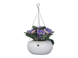Planta En Miniatura Para Casa De Muñecas, Phalaenopsis Colgante En Arcilla 1:12