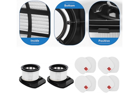 Filtros Iz362H para Shark Rocket Pet Pro Iz162H Iz362H Iz483H Xhf161H y 617Fj140, herramienta de limpieza para barredora doméstica, repuestos