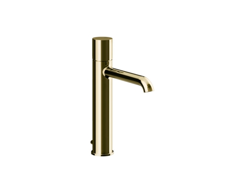 Mezclador monomando para lavabo Gessi Habito, con caño, con descarga de emergencia, proyección de 164 mm, UNITO, 70005