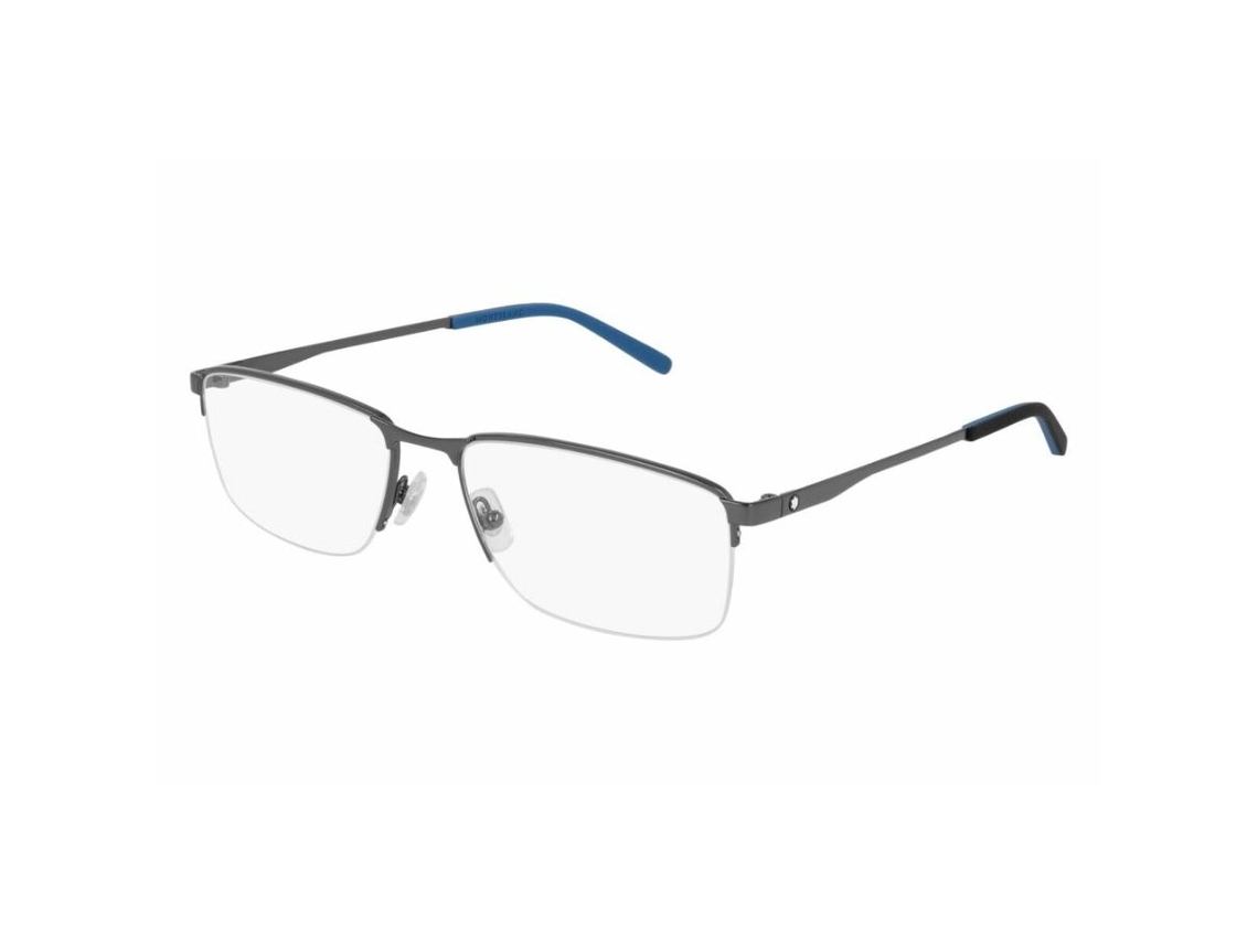 Montura De Gafas Hombre Montblanc Mb0107o-005 (gris - Metal - 150 Mm - Ø 58 Mm)