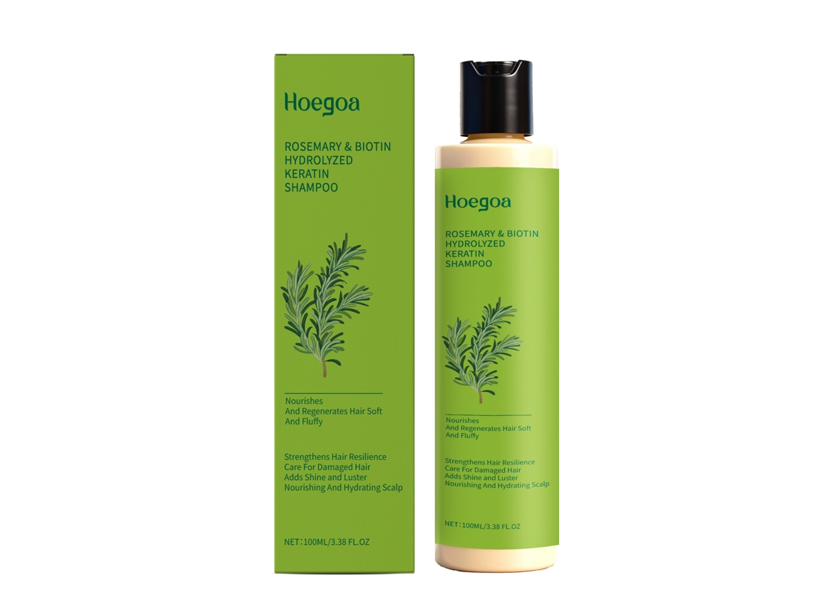Champú para el cuidado del cabello con romero
