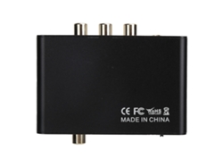 Arc Audio Extractor Dac Convertidor De Audio Digital A Analógico Rca Estéreo Óptico Coaxial