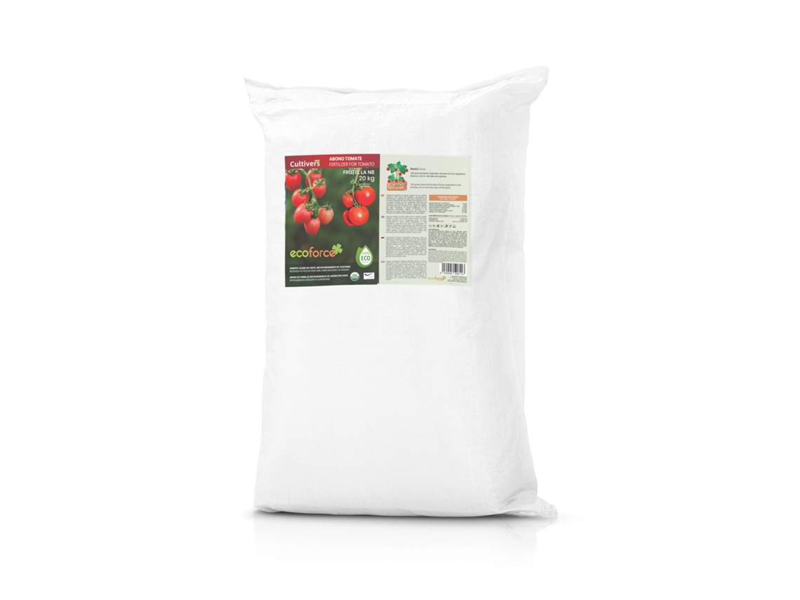 CULTIVERS Abono Tomate Ecológico 20 kg 100% Orgánico y Natural Microgranulado. Mejora la Productividad de los Cultivos