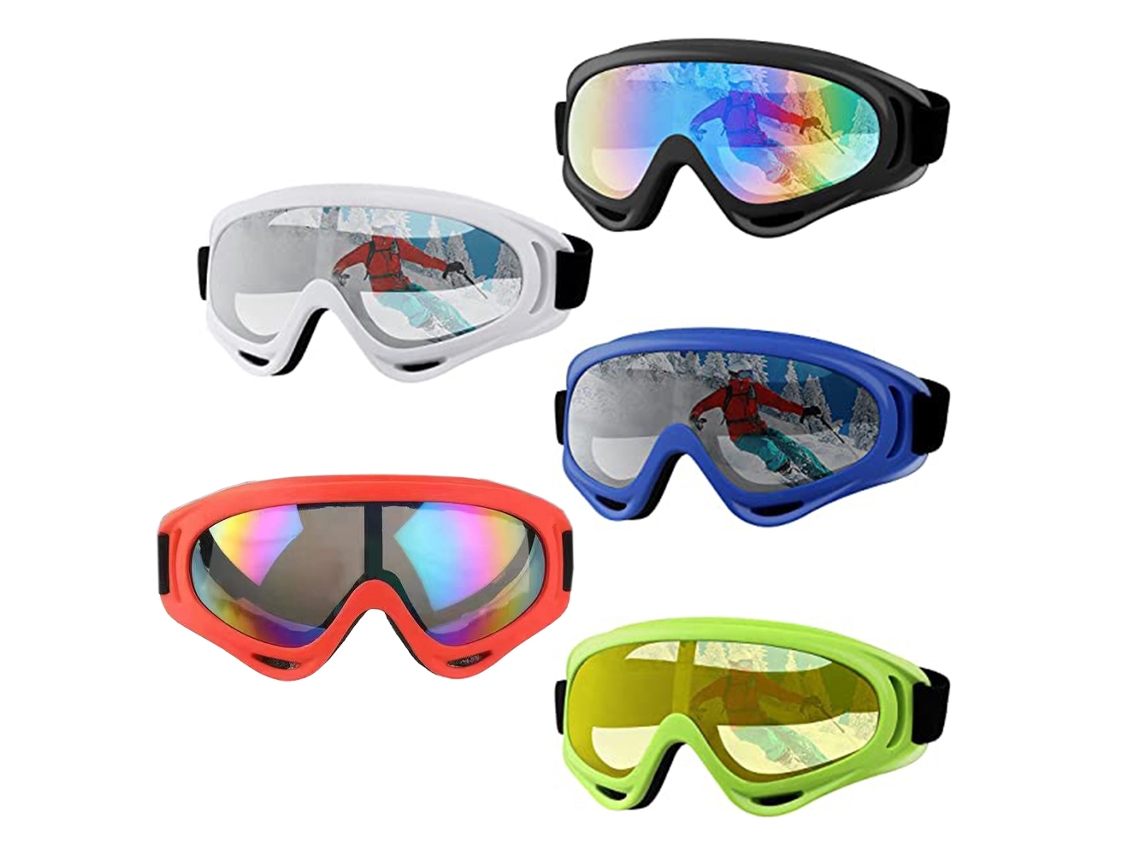 Gafas De Esquí Con Montura De Tpu, Diseño Antivaho, Esponja De Alta Densidad Elástica Y Tejido Suave, Ajuste Cómodo Para Deportes Extremos, Revestimie