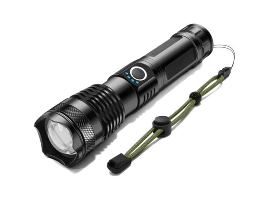 Linterna Led Ultrapotente, 700 Lúmenes, Recargable Vía Usb, 5 Modos.