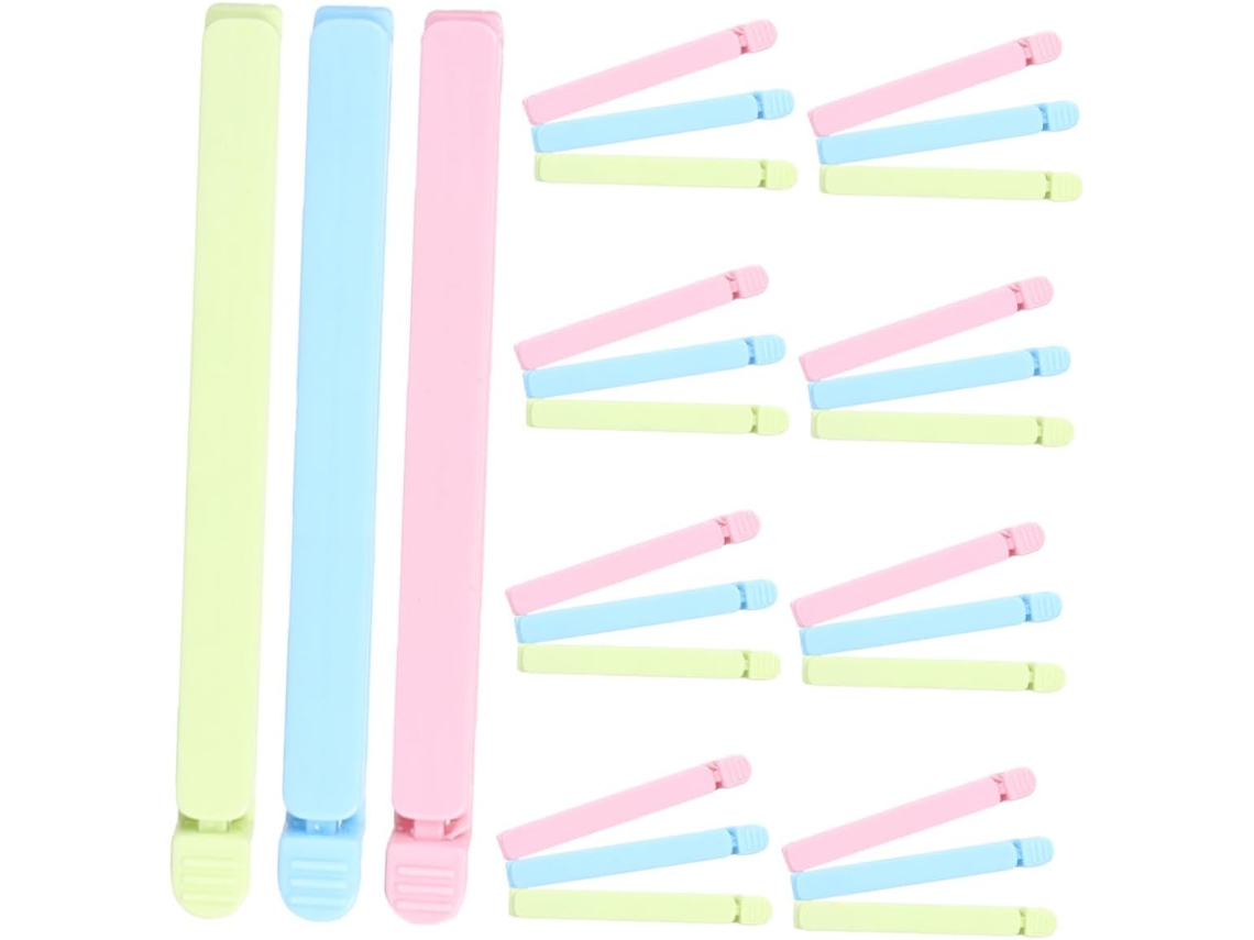Fabricados en plástico duradero, estos clips para bolsas de aperitivos son P.