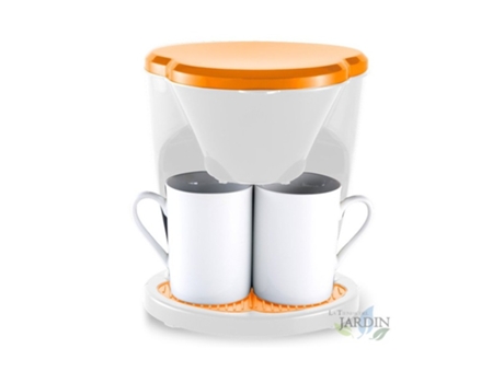 Cafetera de Goteo SUINGA Naranja 0.6 Litros 2 Tazas 450 W