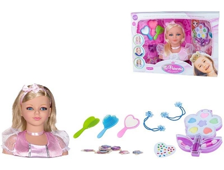 MuÁÂÁÂÁÂÁ±eca ROSA TOYS Busto Tu Princesa Rosa Con Maquillaje (Edad MÁÂÁÂÁÂÁ nima: 3 AÁÂÁÂÁÂÁ±os)