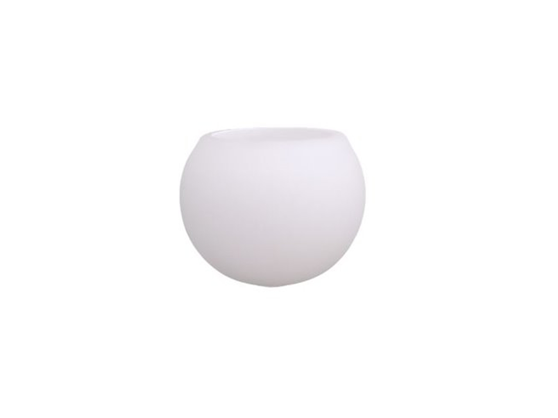 Tulipa Cristal Mini Opal Blanco Mate Bola 4 5X3 5 Cm LTDE