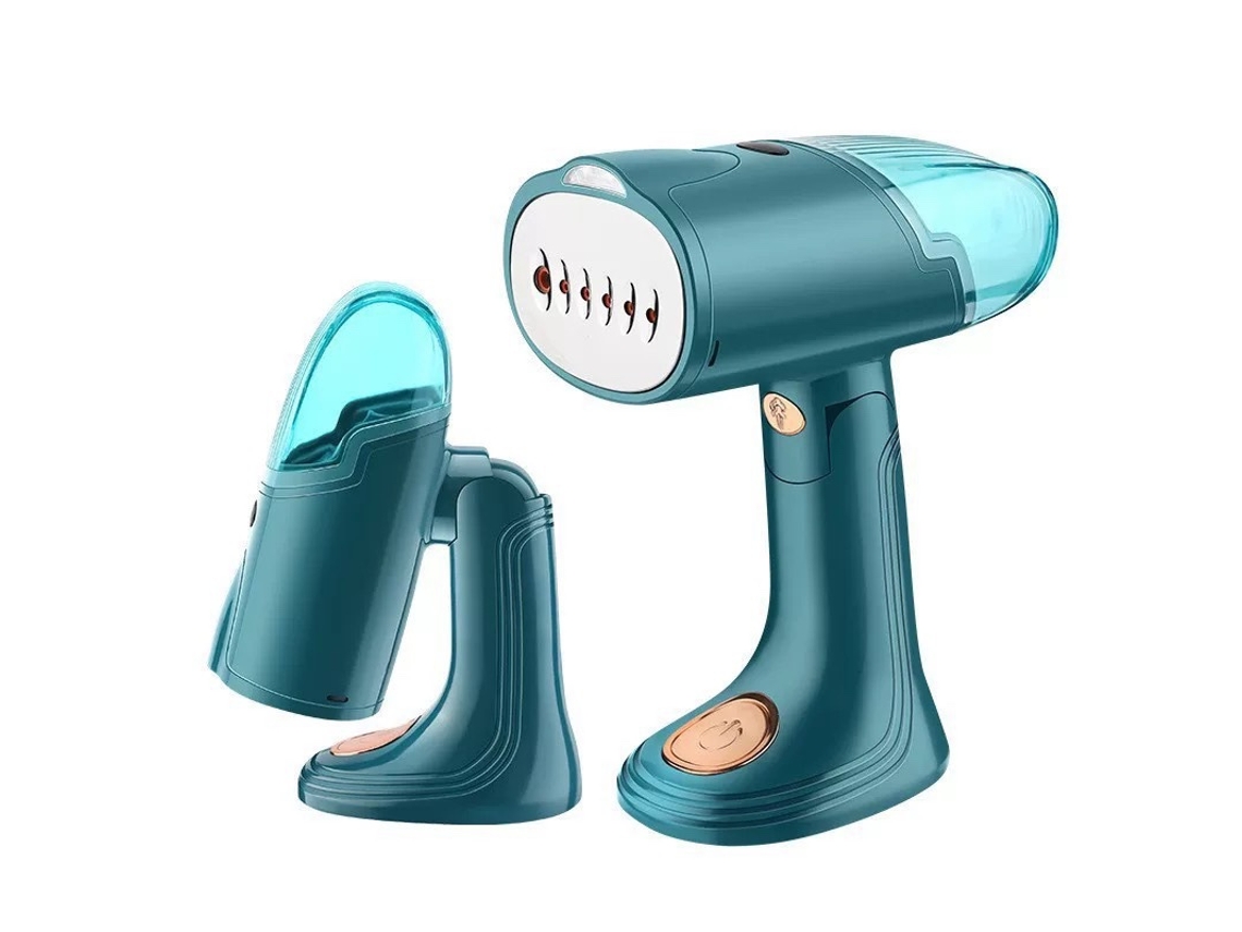 Vaporizador de ropa Eifson de 1500 W con depósito de agua extraíble de 138 ml, plegable (turquesa)